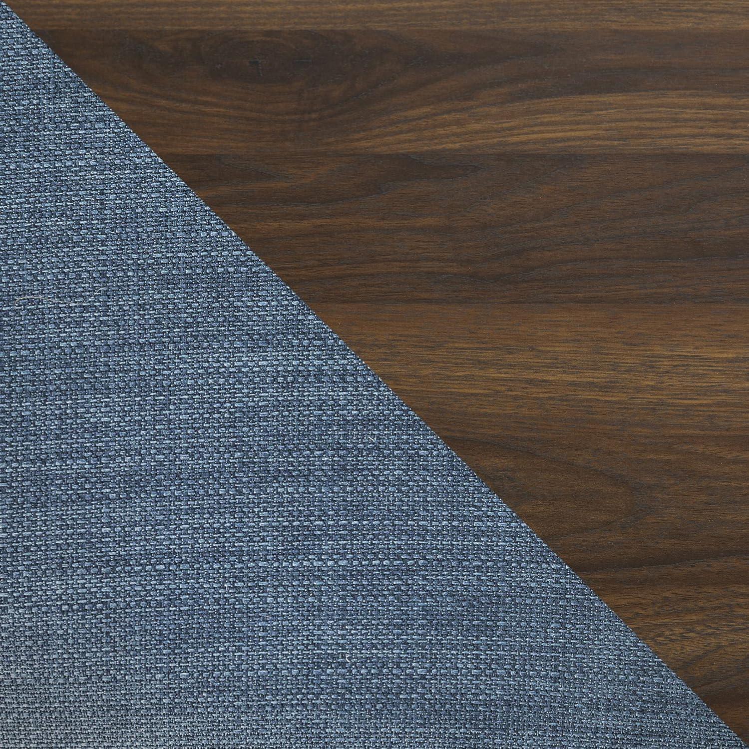 imageWalker Edison AZWSAN3PCDBBU Ravello Modular 3 Piece Outdoor Patio Set Navy BlueDark BrownDark BrownNavy Blue