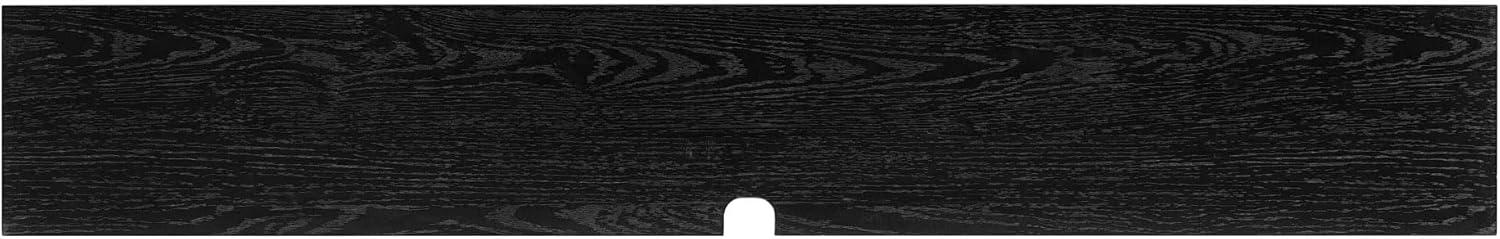 imageWalker Edison Destin Modern Rattan FlipDownDoor WallMounted Floating TV Stand for TVs up to 65 Inches 58 Inch Coastal OakBlack