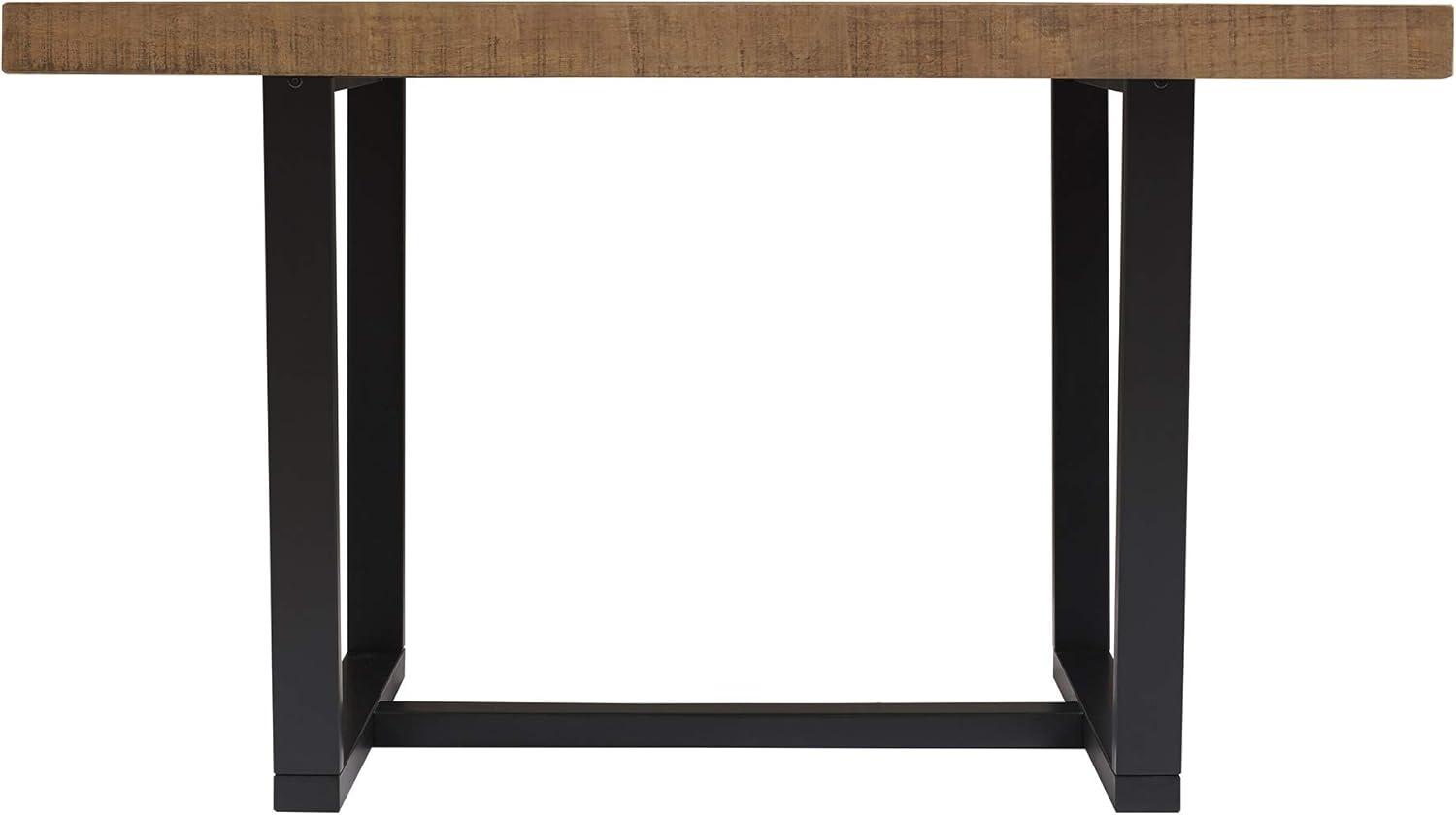 imageWalker Edison Durango Distressed Solid Wood Dining Table 72 Inch MahoganyRustic Oak