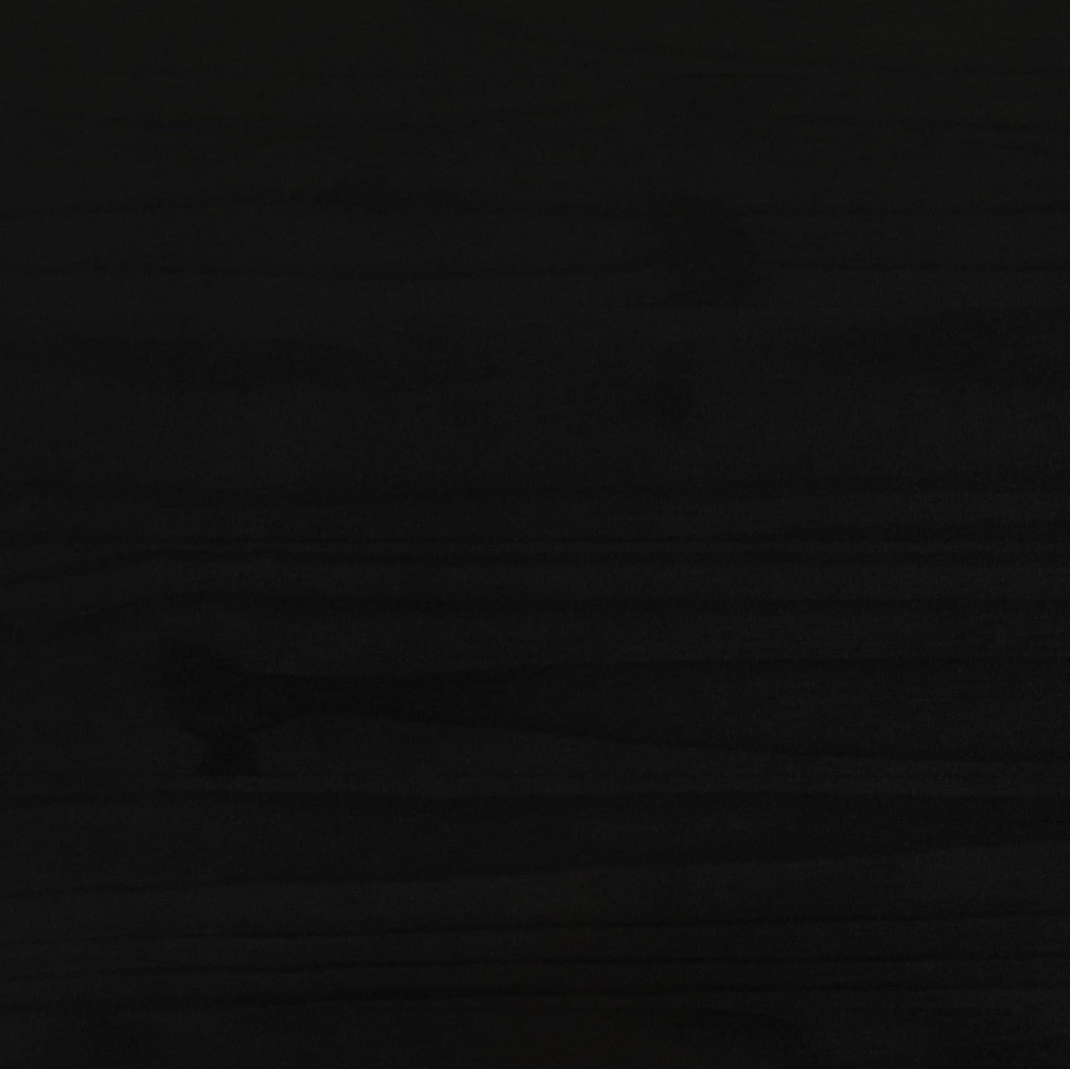 imageWalker Edison King Modern Reeded Headboard Solid Wood Bed King Size BlackBlack