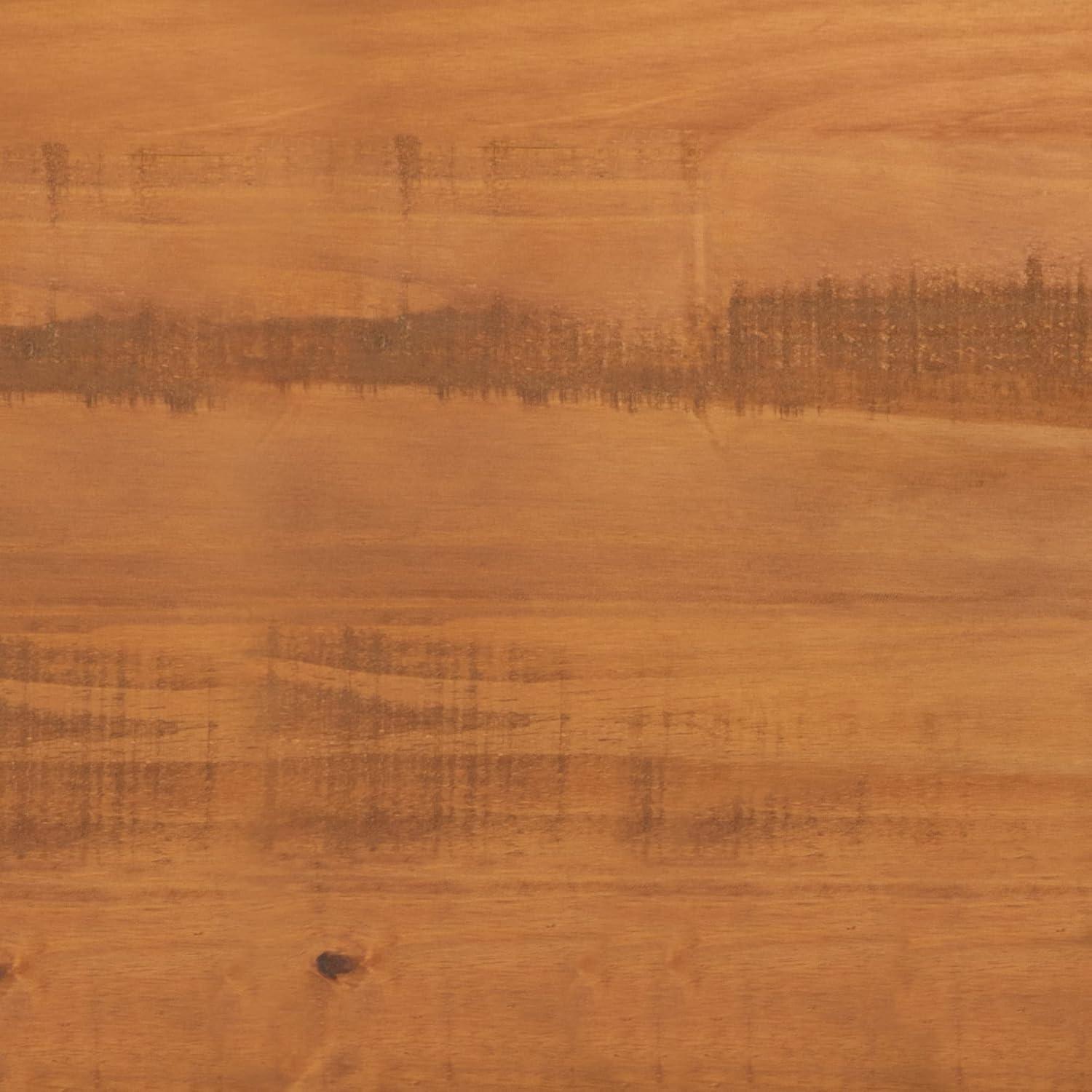 imageWalker Edison Modern 6Drawer Solid Wood Dresser Bedroom Storage 57 Inch WhiteCaramelt