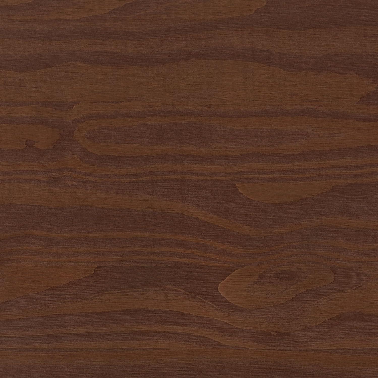 imageWalker Edison Modern CurvedTop Solid Wood 1Drawer Nightstand with Open Cubby 24 Inch BrownBrown