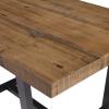 Walker Edison Durango Distressed Solid Wood Dining Table, 72 Inch, Mahogany(Rustic Oak)