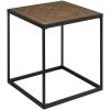 Walker Edison Cavyl Contemporary Open-Box Metal Frame Coffee Table, 48 Inch, Parquet Veneer
