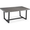 Walker Edison Durango Distressed Solid Wood Dining Table, 72 Inch, Mahogany(Grey)