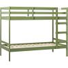 Walker Edison Modern Twin-Size Children’s Bed Frame Bedroom, Twin-Size, Olive Green(Olive Green)