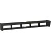 Walker Edison Zee Modern Floating Mounted Minimalist TV Stand, 65 Inch Length, for TVs up to 70 Inches, Solid Black(Solid Black)