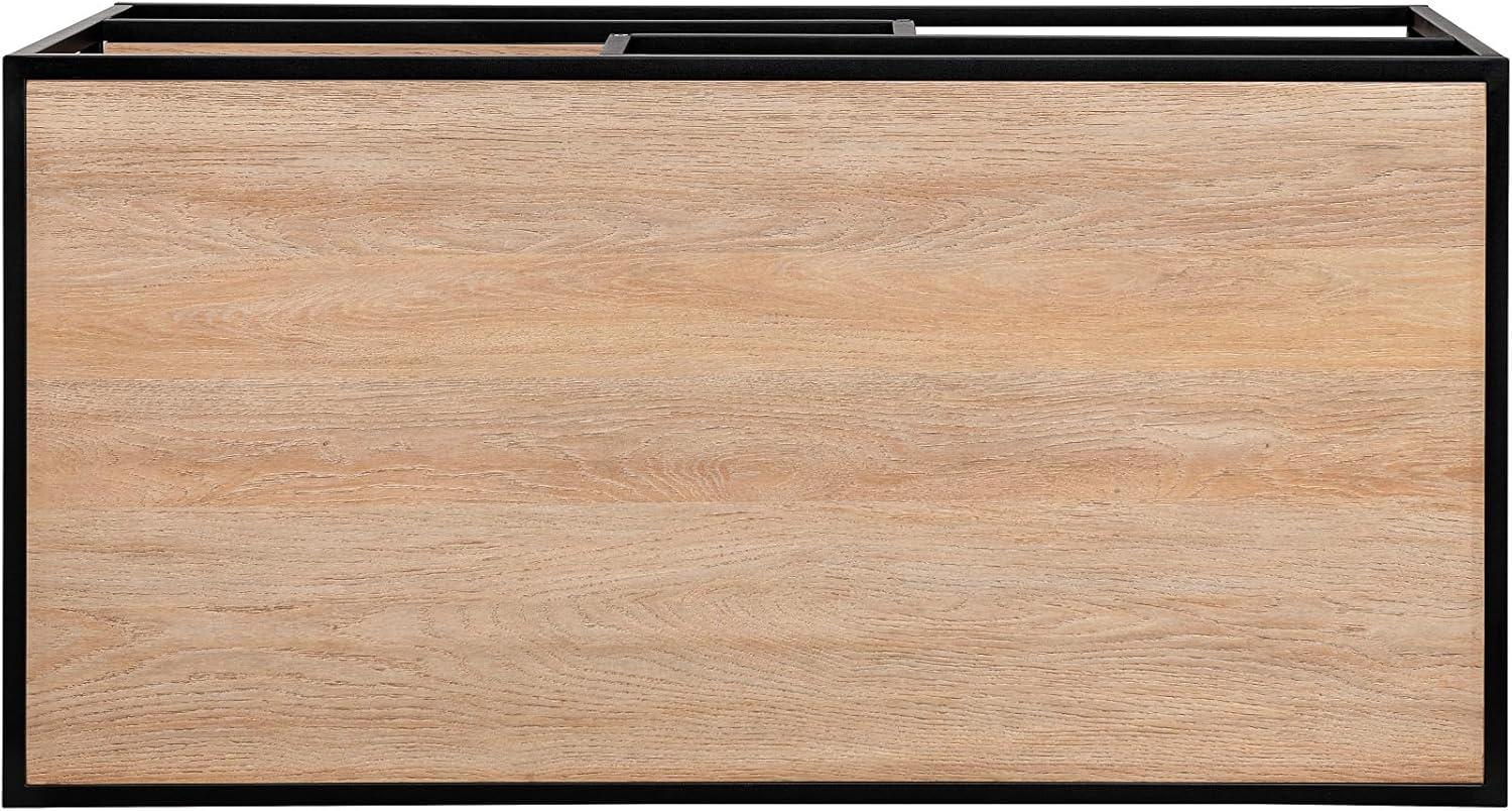 imageWalker Edison Finley Contemporary Floating Shelf Coffee Table 40 Inch Coastal OakCoastal Oak