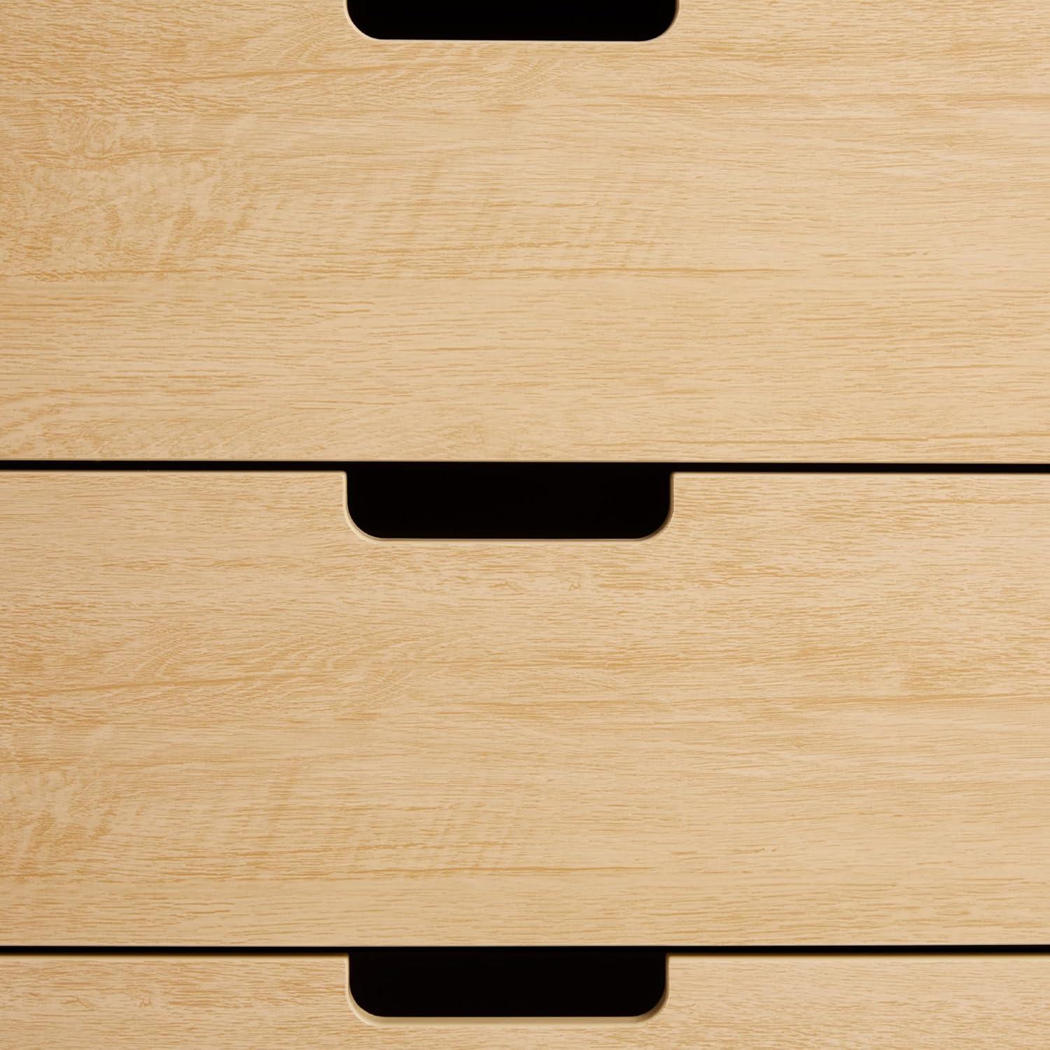 imageWalker Edison Modern 6Drawer Dresser Bedroom Storage Organizer 52 Inch RivieraRiviera Cutout