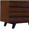 Walker Edison Malhia Contemporary Minimalist Solid Wood 6-Drawer Dresser, 60 Inch, Walnut(60 Inch-walnut)