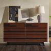 Walker Edison Malhia Contemporary Minimalist Solid Wood 6-Drawer Dresser, 60 Inch, Walnut(60 Inch-walnut)