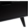 Walker Edison Modern 6-Drawer Dresser Bedroom Storage Organizer, 52 Inch, Riviera(Black Cut-out)