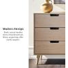 Walker Edison Modern 6-Drawer Dresser Bedroom Storage Organizer, 52 Inch, Riviera(Riviera Cut-out)