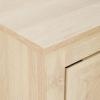 Walker Edison Modern Wood Grooved Buffet Sideboard with Open Storage-Entryway Serving Storage Cabinet Doors-Dining Room Console, 58 Inch, Dark Walnut(Birch)
