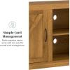 Walker Edison Georgetown Modern Farmhouse Double Barn Door TV Stand for TVs up to 65 Inches, 58 Inch, Barnwood