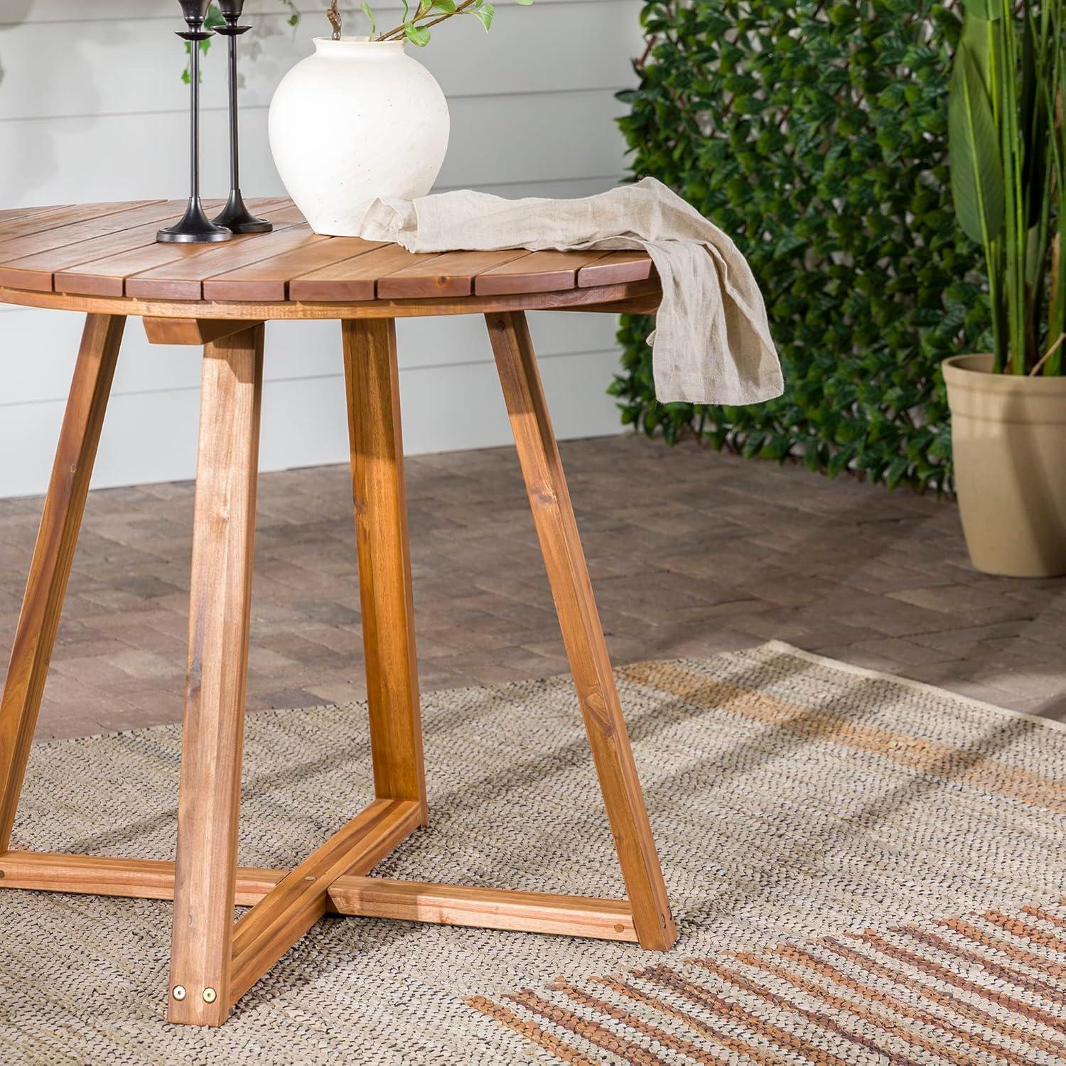 imageWalker Edison Vita Dining Table BrownBrown