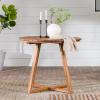 Walker Edison Vita Dining Table, Brown(Brown)