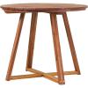 Walker Edison Vita Dining Table, Brown(Brown)