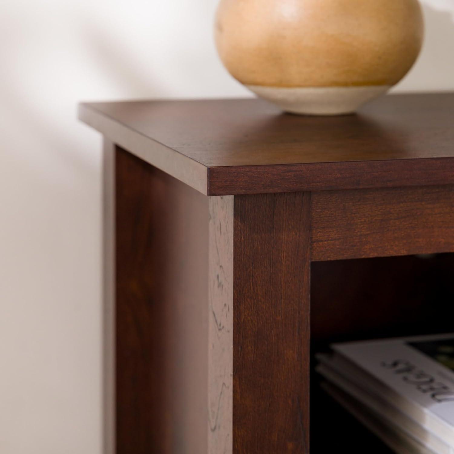 imageWalker Edison Wren Classic 6 Cubby TV Stand for TVs up to 80 Inches 70 Inch BarnwoodBrown