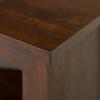 Walker Edison Wren Classic 6 Cubby TV Stand for TVs up to 80 Inches, 70 Inch, Barnwood(Brown)