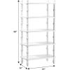 Walker Edison Vivienne Wood Spindle Bed EZ Assembly 1-Drawer Nightstand, 6-Drawer Dresser, and Short Bookshelf, 4-Piece, White