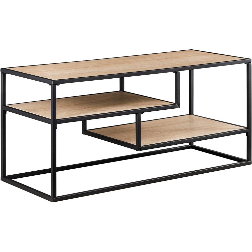imageWalker Edison Finley Contemporary Floating Shelf Stand for TVs up to 43 Inches 40 Inch Coastal Oak