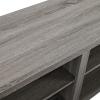Walker Edison Wren Classic 4 Cubby Fireplace TV Stand for TVs up to 80 Inches, 70 Inch, Espresso(Driftwood)