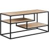 Walker Edison Finley Contemporary Floating Shelf Stand for TVs up to 43 Inches, 40 Inch, Coastal Oak