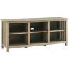 Walker Edison Prado Mission-Style Slat-Side TV Stand for TVs up to 65 Inches 58 Inch Driftwood
